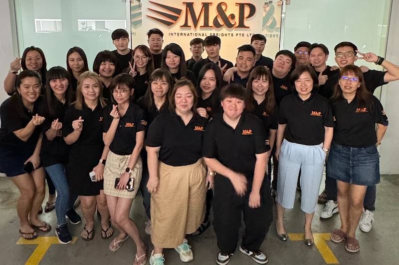 The team at its office by M&P International Freights